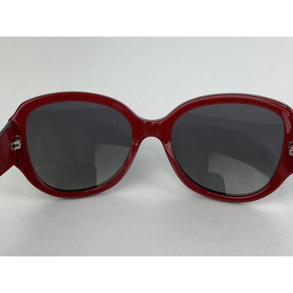Christian Dior Lady In Dior 1 Back Red Sunglasses Soft Case Logo Round Oversized - Picture 5 of 13